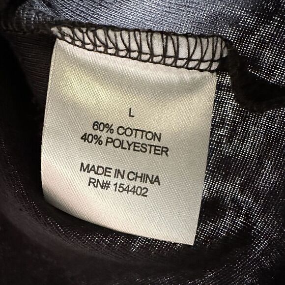 NEW Vinyl Icons Die Young Stay Pretty Graphic T-Shirt Top Women Gray Size Large - Picture 4 of 4